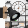 Foco led INDUSTRIAL GU10 negro haya - Imagen 2