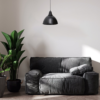 Colgante WILBOUR E27 negro - Imagen 2