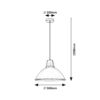 Colgante WILBOUR E27 negro - Imagen 5