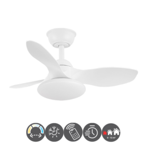 Ventilador de techo PARAMO 82cm blanco