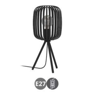 Sobremesa ROMAZZINA E27 negro