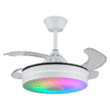 Ventilador techo MUSICAL MINA-L con luz RGB altavoz y APP - Imagen 3