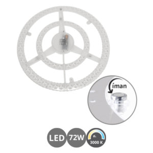 Recambio placa led 30cm 72 watts 3000 kelvin