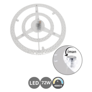 Recambio placa led 30cm 72 watts 4000 kelvin