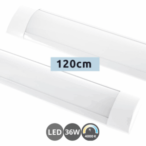 Regleta led 120cm 36 watts 4000 kelvin