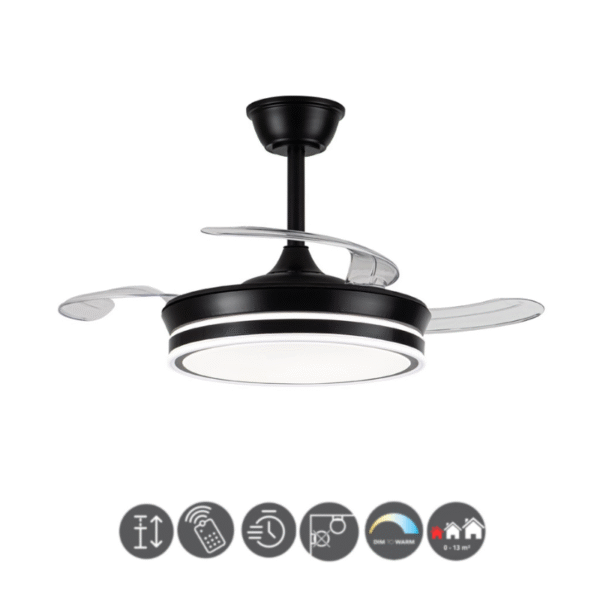 Ventilador FENIX mini negro