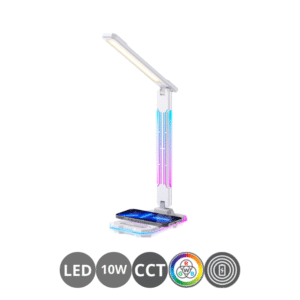 Flexo estudio GAMER 10 watts CCT-RGB cargador USB