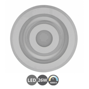 Aplique SUN MINI 26w 4000k blanco
