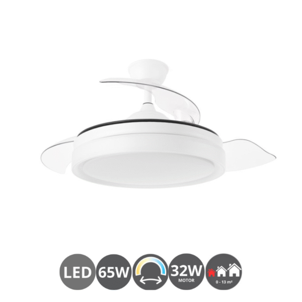 Ventilador retráctil MINIMANILA 65w 40/90cm (-13m²)