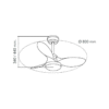 Ventilador STEL MINI oro (-13m²) - Imagen 7