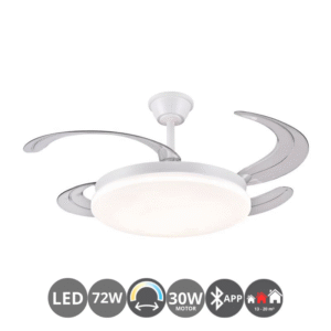 Ventilador CHLOE XL 50/122cm blanco (13-20m³)