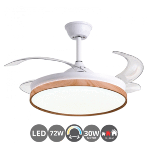 Ventilador FIONA 50/108cm blanco (13-20m³)
