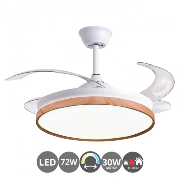 Ventilador FIONA 50/108cm blanco (13-20m³)