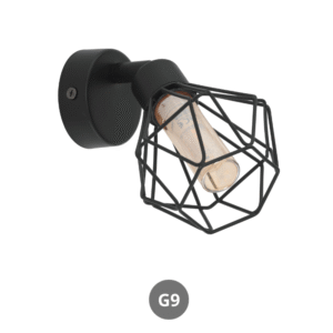 Aplique ZAPATA G9 acero negro