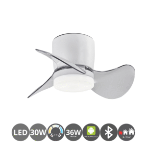 Ventilador DUBAI 55cm blanco