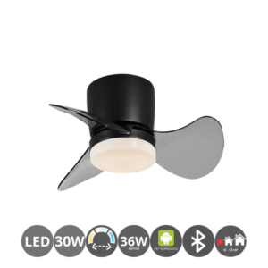 Ventilador DUBAI 55cm negro