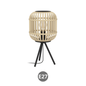 Sobremesa BORDESLEY E27 madera