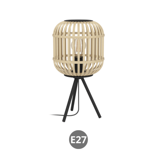 Sobremesa BORDESLEY E27 madera