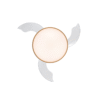 Ventilador retráctil NATUR 45w blanco madera (13-20m²) - Imagen 3