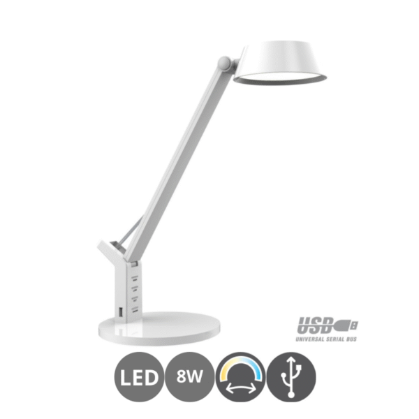 Flexo led SORIA 8 watts blanco