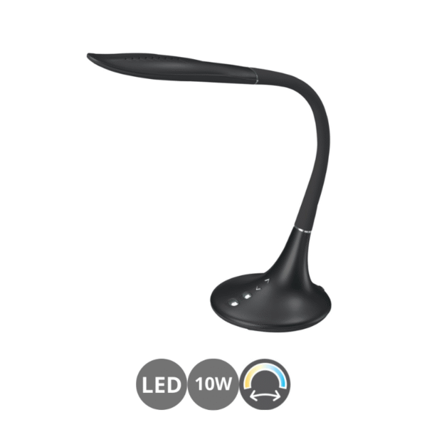 Flexo led LEÓN 10 watts negro