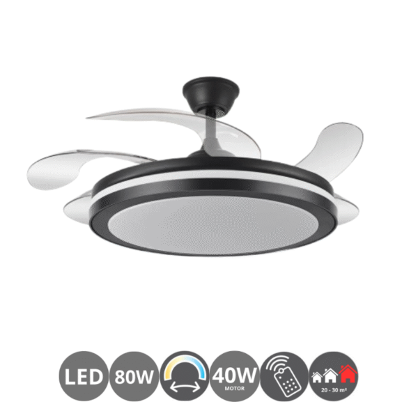 Ventilador ESPARTA XL negro