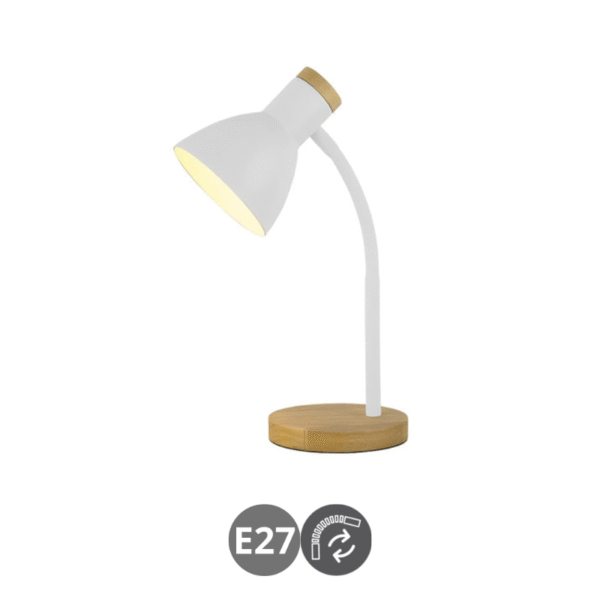 Flexo EPIRO E27 blanco haya