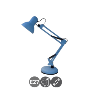 Lámpara flexo VIAR E27 azul