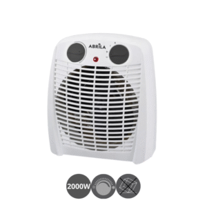 Termo-ventilador GAMBIA 2000 watts blanco negro