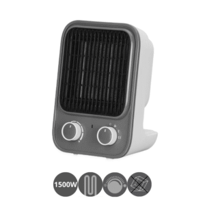 Termo-ventilador JUNCO 1500 watts gris