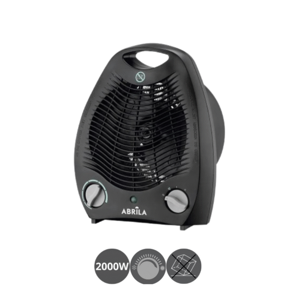 Termo-ventilador YUSTE 2000 watts negro