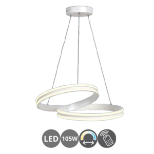 Lámpara led OCHO 105w dimable blanco