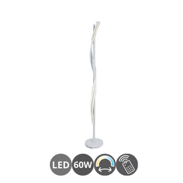 Lámpara de pie led 60w blanco