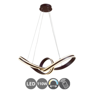 Lámpara led NUDO 110w dimable café