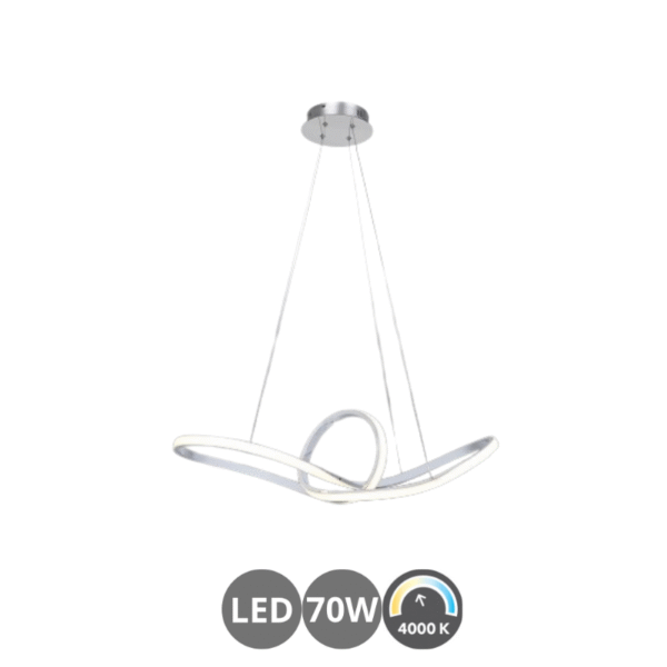 Lámpara led LAZO 70w cromo