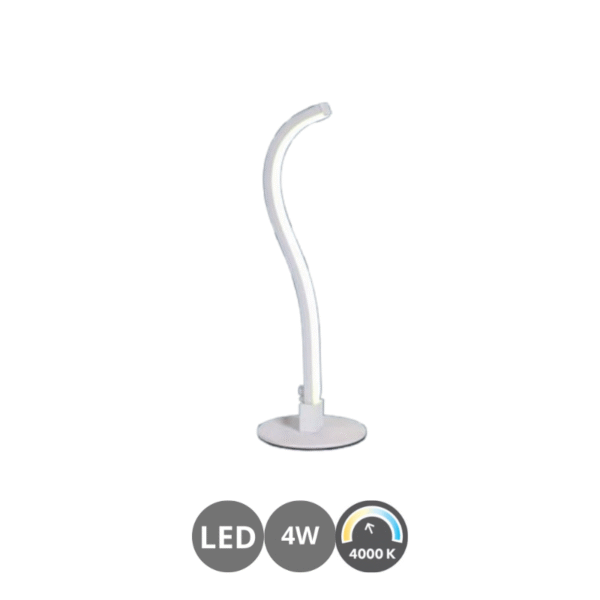 Sobremesa led GANCHO 4w blanco