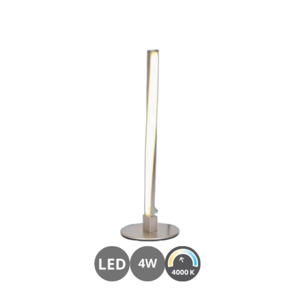 Sobremesa led PALO 4w cromo
