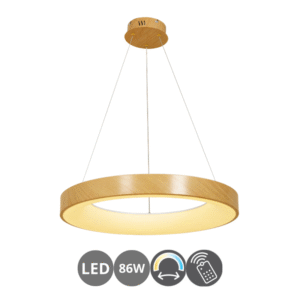 Lámpara led ARO 86w madera