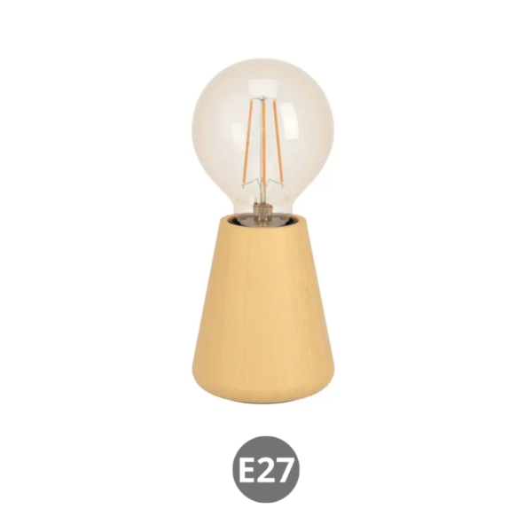 Sobremesa ASBY E27 madera