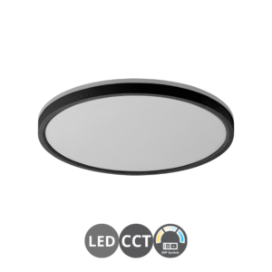 Plafón led OSONA 32+8 watt 40cm negro