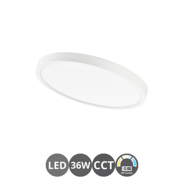 Plafón led ZOOM 36 watt 40cm blanco