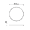Plafón led ZOOM 36 watt 40cm blanco - Imagen 4