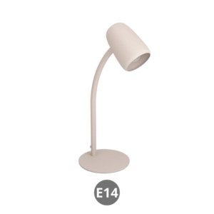 Flexo estudio minimalista CARLO E14 beige