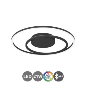 Plafón led CALAGRANO RGB 21,5 watt 45cm bluetooth app