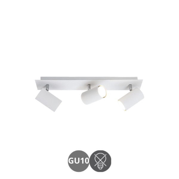 Lámpara foco MARLEY 3 luces GU10 blanco
