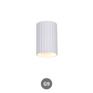 Aplique IMARIA G9 metal blanco