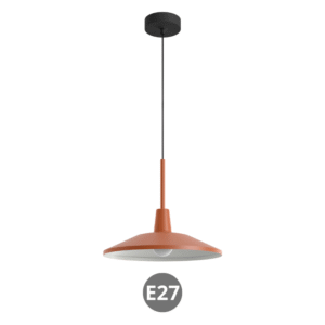 Lámpara de colgar DENVER E27 33⌀ terracota