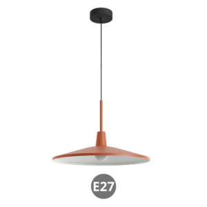 Lámpara de colgar DENVER E27 43⌀ terracota