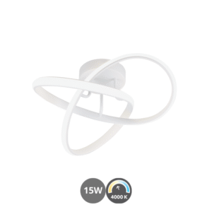 Plafón led MEO 15w 4000k blanco