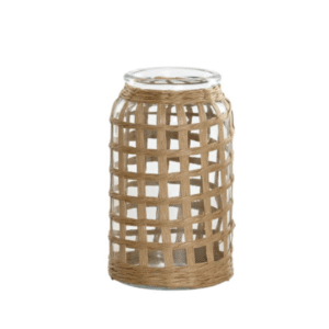 Jarrón de cristal FIBRA2 transparente